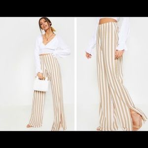 Split Hem Wide Leg Pants